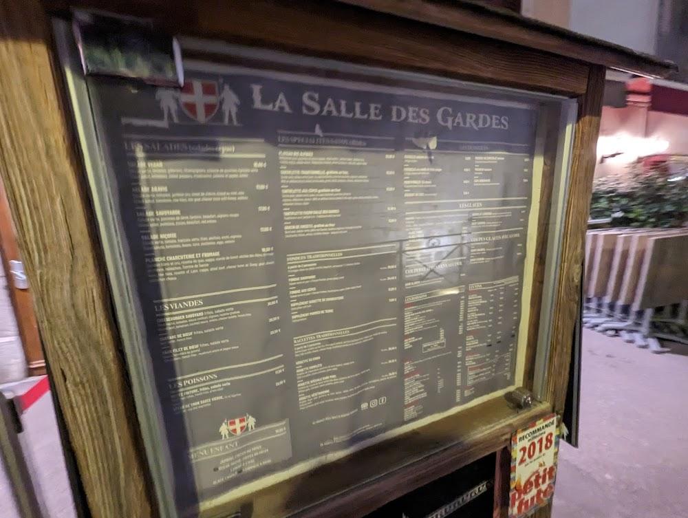 La Salle des Gardes - Menu Image 2